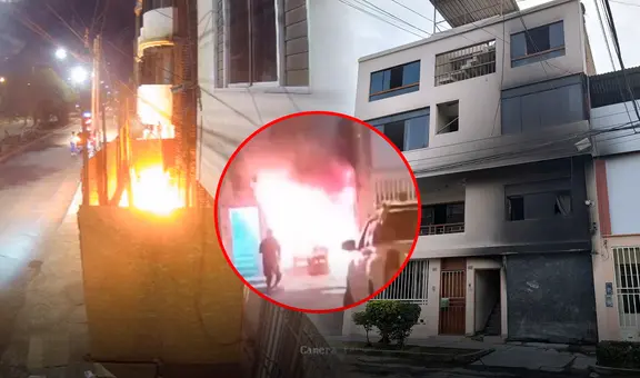 Extorsionadores incendian cochera de edificio y obra de construcción en Trujillo tras no acceder a pagar cupo