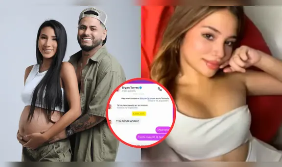Exponen nuevos chats de Bryan Torres con otra mujer mientras Samahara Lobatón estaba embarazada