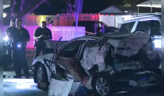 Tragedia en Miami Gardens: abuela y cuatro niños mueren en violento choque provocado por conductor ebrio