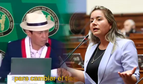 Fuerza Popular vs. Perú Libre: congresista Tania Ramírez llama "tarado" a su colega Segundo Montalvo en Huancayo