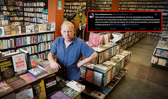 Director de librería El Virrey denunció ser víctima de amenazas: acudió a comisaría y no lo ayudaron