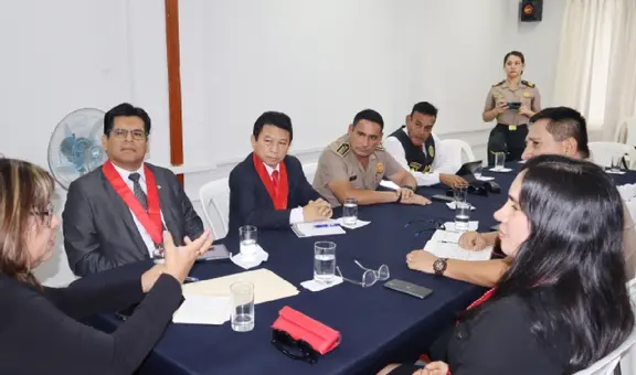 Operadores de Justicia de Piura y Sullana se reúnen para coordinar acciones contra la inseguridad y el crimen organizado