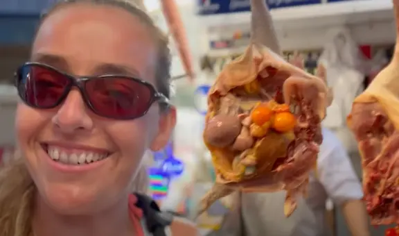 Chilena visita mercados en Lima y se sorprende al ver pollos abiertos en exhibición: ''Mira cómo los venden''