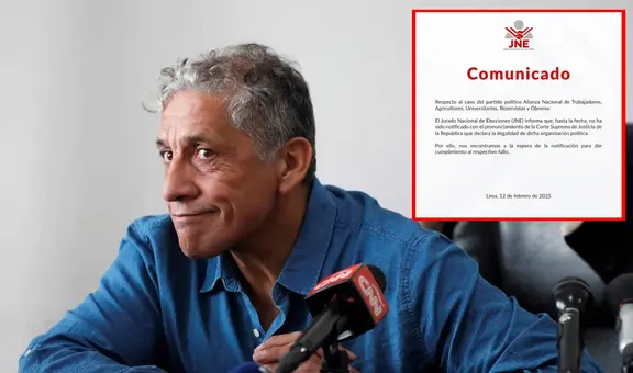 Antauro Humala: JNE aún no recibe notificación de la ilegalidad del partido A.N.T.A.U.R.O