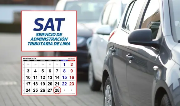 SAT anuncia que propietarios de este tipo de vehículos en Lima tienen hasta el 28 de febrero para cancelar impuesto vehicular obligatorio