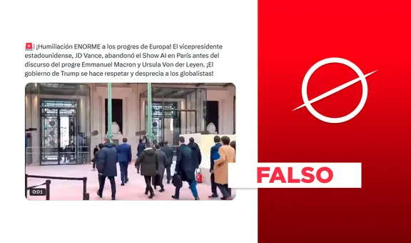 El vicepresidente de Estados Unidos no abandonó el Show AI en París por desprecio a Emmanuel Macron