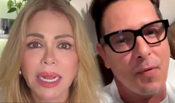 Gisela Valcárcel sufre percance en vivo y pide ayuda de Cristian Rivero en su transmisión: "¡Entra y sálvame!"