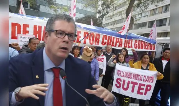 Sutep da ultimátum al Minedu para que cumpla con aumento salarial de S/200 desde marzo