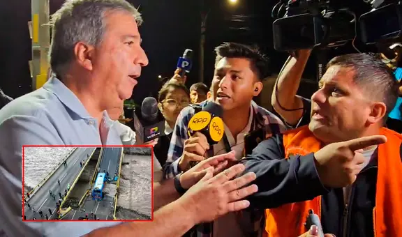 Trabajador municipal encara a ministro de Transporte por accidente en Chancay: "No es posible que esta vía esté así"