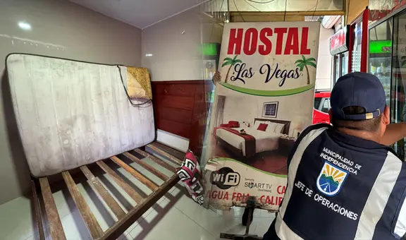 Operativo por San Valentín en hotel de Independencia: hallan colchones rotos, toallas sucias y basura acumulada