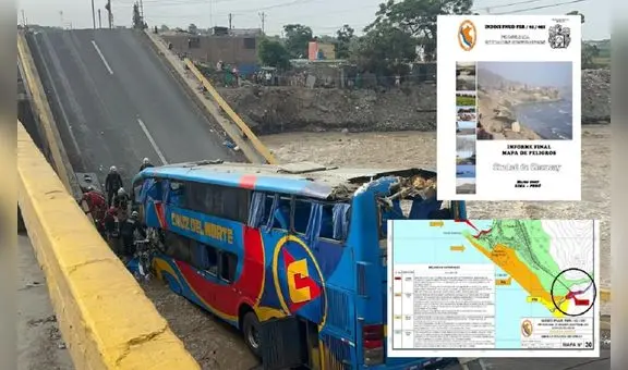 Indeci advirtió hace 18 años que fuertes lluvias podían afectar estructura del puente de Chancay