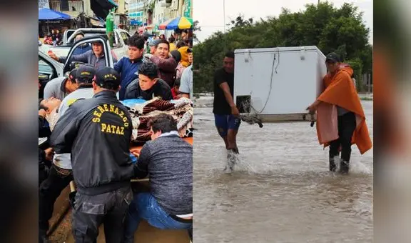 Fuertes lluvias dejan dos fallecidos en Pataz y 500 damnificados en Tarapoto