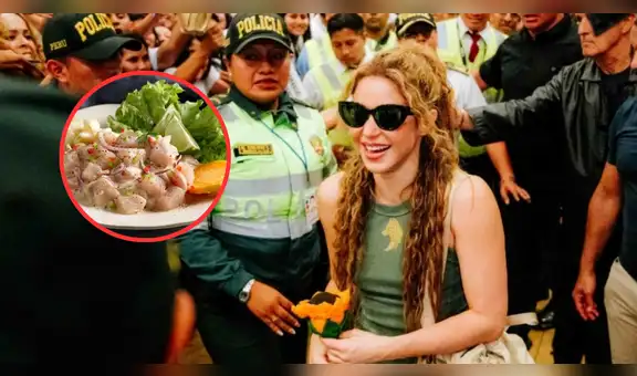Shakira emocionada al llegar a Lima y se rinde ante la gastronomía peruana: “Tengo ganas de un ceviche”