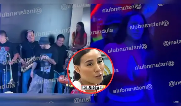 Samahara Lobatón se luce 'vigilando' a Bryan Torres en sus conciertos tras escándalos de infidelidad: "Ahora lo chalequea"