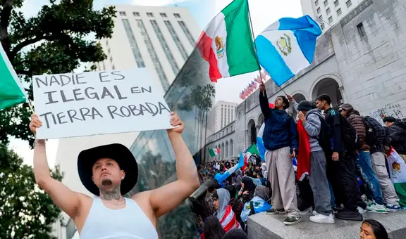 Arrestan a un joven de 14 años en Los Ángeles por apuñalar a otro en protesta contra política migratoria de Trump