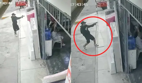 Cámaras captan momento exacto en que sicario asesina a hombre en Comas: "Salió a trabajar para comprar la torta a su hijo"