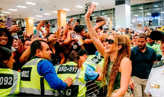 Shakira: "He estado con gran emoción e ilusión para reencontrarme con mi público peruano"