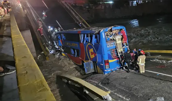Tragedia en Huaral: confirman muerte de copiloto de bus que se encontraba en UCI tras caída de puente Chancay