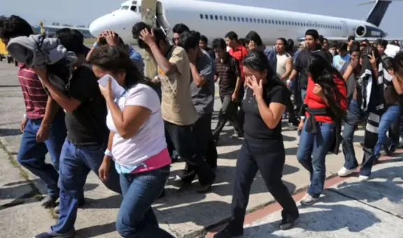 Cancillería: 130 peruanos llegaron al Perú desde Estados Unidos tras ser deportados