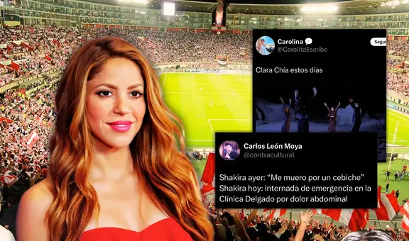 Cancelan concierto de Shakira en Perú y los memes no perdonan: “Claramente, pidió un ceviche que pique”