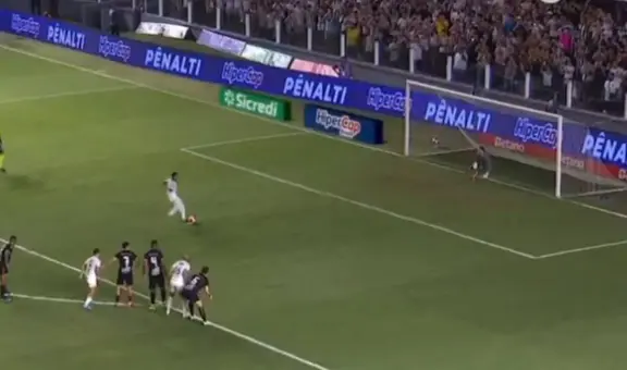 ¡Neymar empieza a brillar en Brasil! Así fue su primer gol desde su regreso al Santos FC
