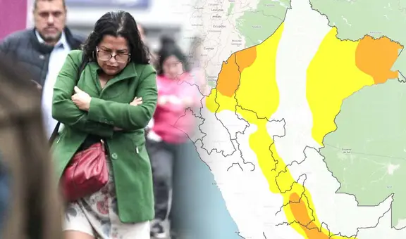 Senamhi alerta evento peligroso en 5 regiones del país: pronostica lluvias y ráfagas de viento de hasta 45 km/h