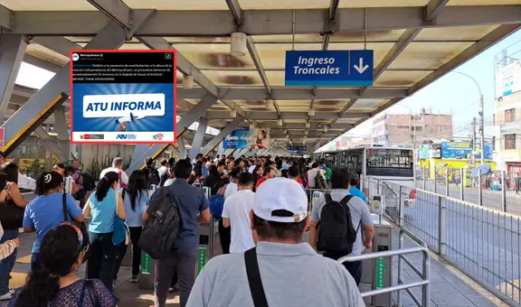 Reportan retraso de buses del Metropolitano por protestas en Independencia