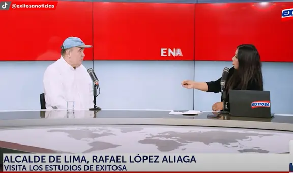 Periodista Cecilia García señala EN VIVO a Rafael López Aliaga como culpable en caso de sufrir un atentado