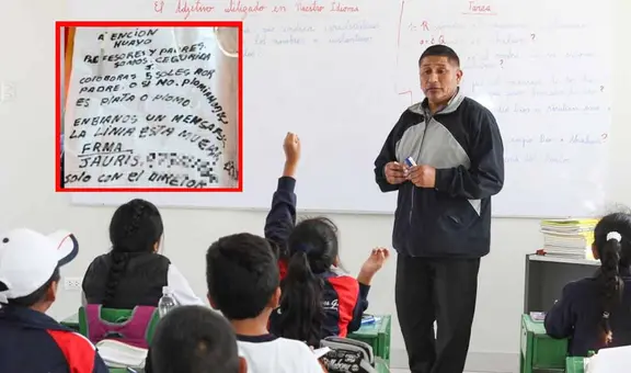 "Colegios se ven amedrentados y sin respaldo del Gobierno ante casos de extorsión", alerta Colectivo Educar con Libertad