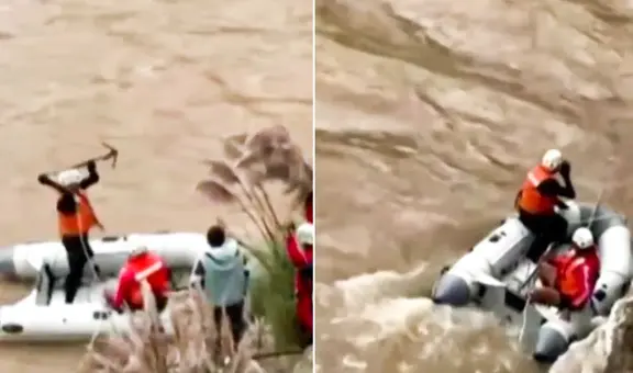 Tragedia en Huancayo: auto cae al río Mantaro con 5 pasajeros a bordo y siguen desaparecidos