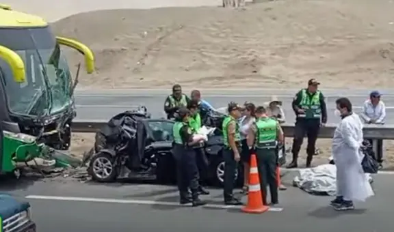 Jóvenes que viajaron a Lima por concierto de Shakira fallecieron en choque entre bus y auto en la Panamericana Sur