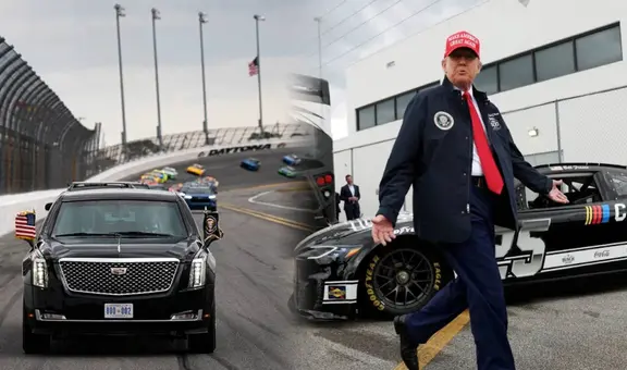 Vicepresidente del DNC recibe duras críticas por calificar aparición de Trump en Daytona 500 como "truco publicitario"