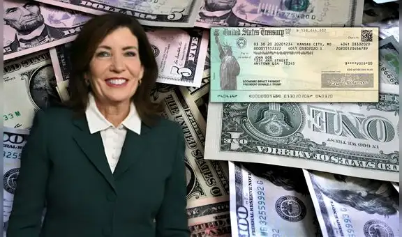 ¿Cheques de reembolso por inflación en Nueva York? Kathy Hochul propone dar hasta US$500 a este grupo de residentes