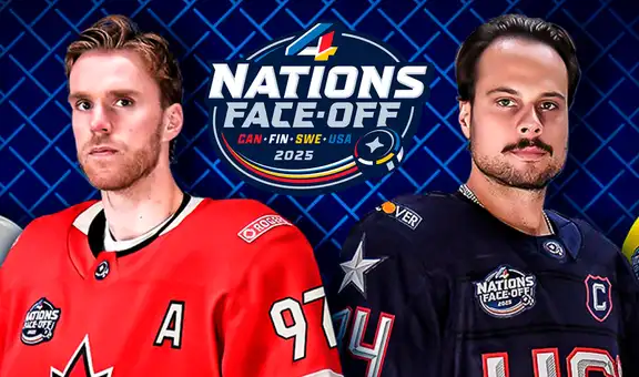 Canadá vs. USA hockey HOY, jueves 20 de febrero: qué canales transmitirán la revancha final del 4 Nations Face-Off 2025