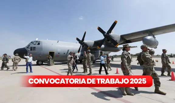 ¿Buscas trabajo en la Fuerza Aérea del Perú?: se ofrecen empleos con salarios que superan los S/6.000 en Lima