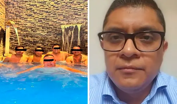 Empresario niega ser miembro de Los Pulpos tras difusión de fotografía en sauna: "Los suboficiales son mis amigos"