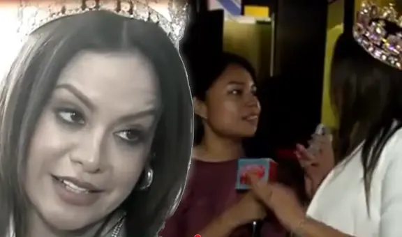 Flor Polo enfrenta a reportera de ‘América hoy’ tras rehusarse a contestar: "Ahora que soy reina decido que contestar"