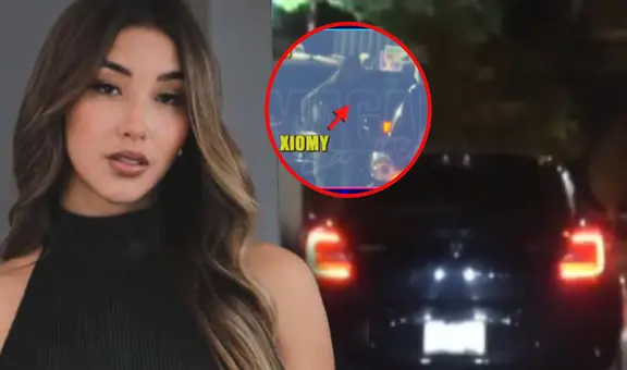 ¿Nunca terminaron? Filtran video de Xiomy Kanashiro en auto de familiar de Jefferson Farfán en su visita a La Planicie