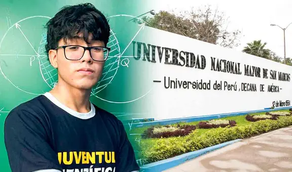 Genio adolescente ingresó a San Marcos, PUCP, UNFV y otras 3 más: "Nunca se rindan ni se dejen pisotear"