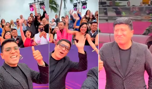 ¡Arriba, Perú! Líderes del Grupo 5 llegaron a Premios Lo Nuestro 2025 y fueron ovacionados por el público