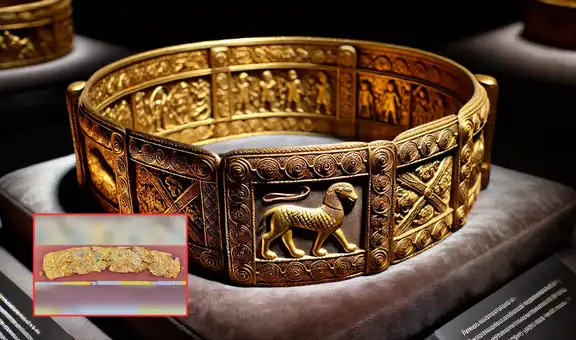 Un agricultor desentierra por accidente un cinturón de oro de 2.500 años de antigüedad