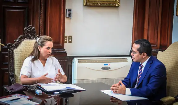 Presidente del JNE, Roberto Burneo, se reunió con Dina Boluarte ante demora por financiamiento para las elecciones 2026