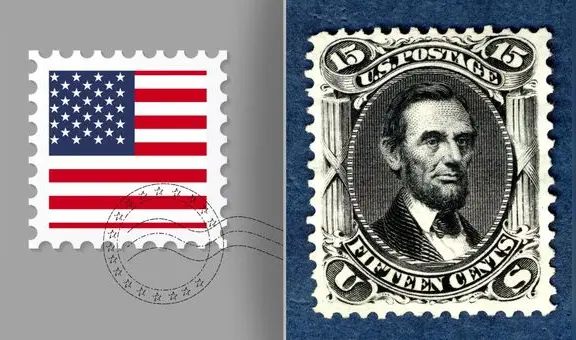 El sello postal de Abraham Lincoln de 1867, valorizada en US$1.400 millones: aún se utiliza para enviar cartas en EE. UU.