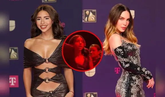 Ángela Aguilar se retiró durante la presentación de Belinda en Premios Lo Nuestro y usuarios reaccionan: "Inmadura"