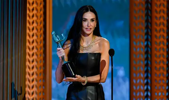 SAG Awards 2025: Demi Moore gana a Mejor Actriz por ‘La sustancia’ y se perfila como favorita al Oscar