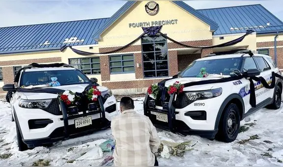 Dos policías fueron abatidos tras intentar detener a un conductor que tenía las placas de su auto vencidas en Virginia Beach