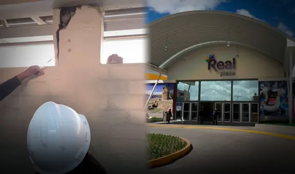 Inspeccionan Real Plaza de Juliaca por rajaduras en la infraestructura del estacionamiento y humedad