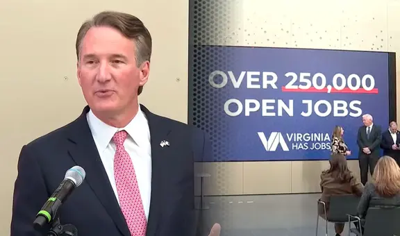 Gobernador Glenn Youngkin lanza programa "Virginia tiene empleos" en apoyo a trabajadores federales despedidos por Trump