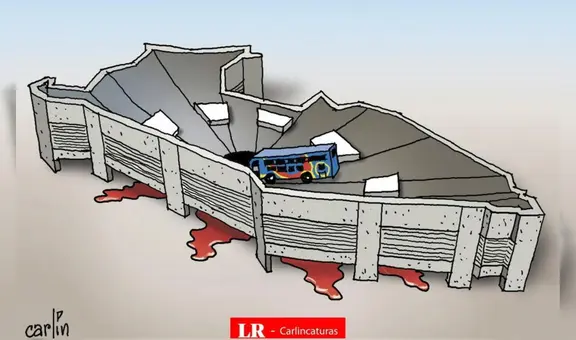 El Perú se cae a pedazos: la Carlicantura de hoy refleja la tragedia en el Real Plaza Trujillo