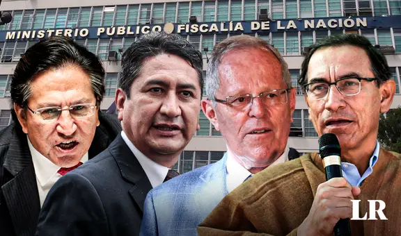 Vladimir Cerrón, Alejandro Toledo y PPK se beneficiarán de ley de extinción de dominio, alerta la Fiscalía